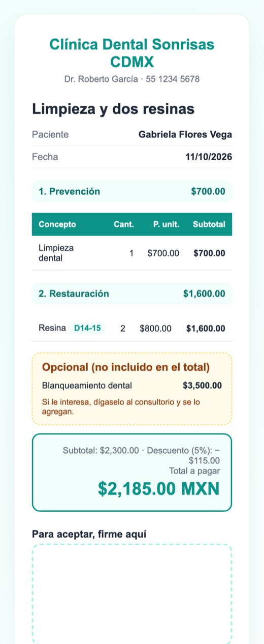 Presupuesto en el celular