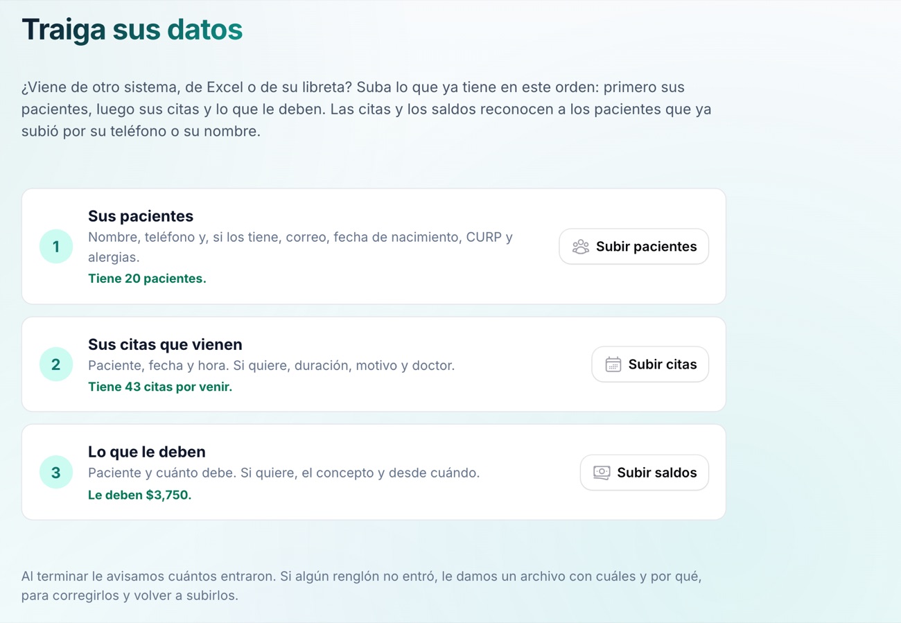 Traer sus datos